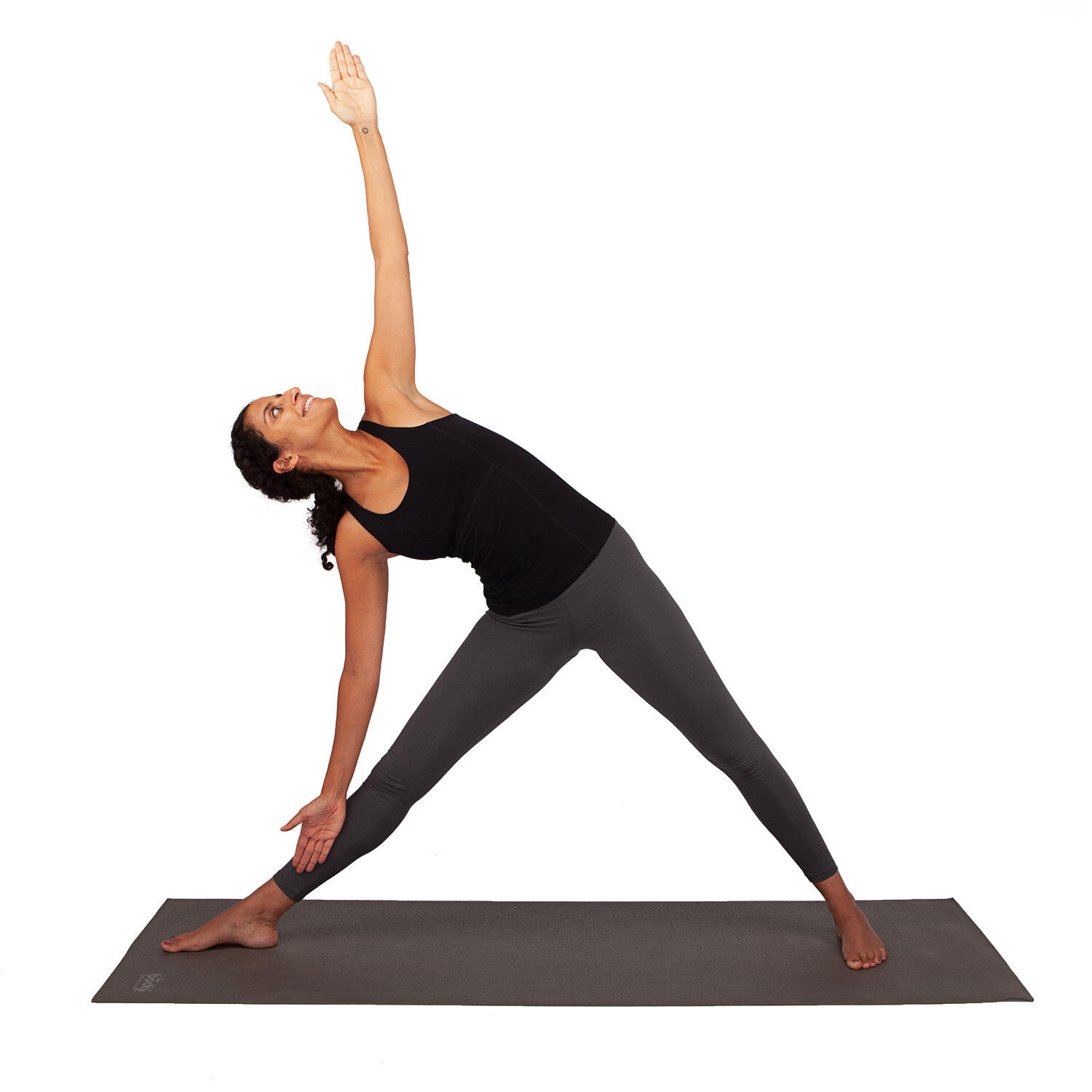 Yoga String Top, Bio-Baumwolle, Schwarz 6/6