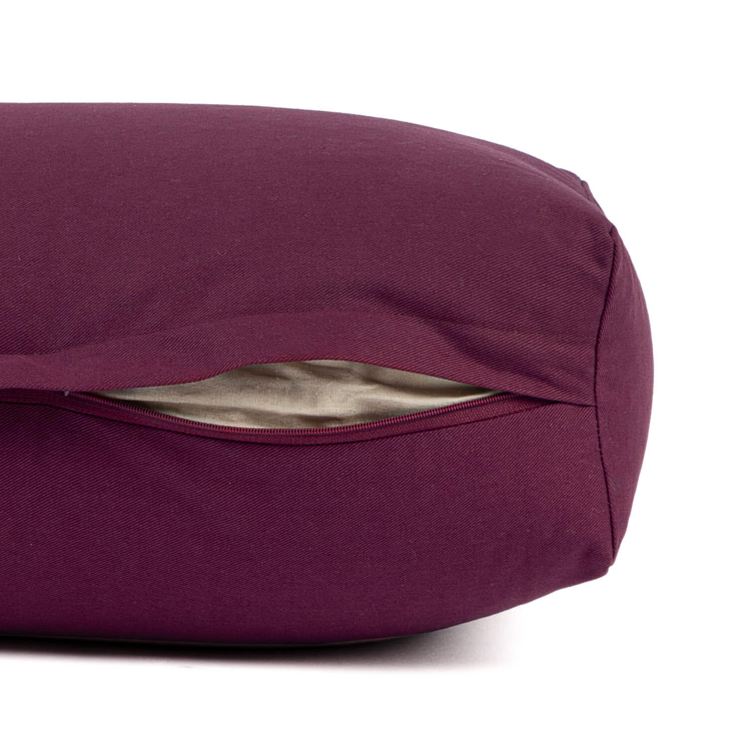 Salamba (rechteckig) Yoga-Bolster ECO, KAPOK  Aubergine 4/6