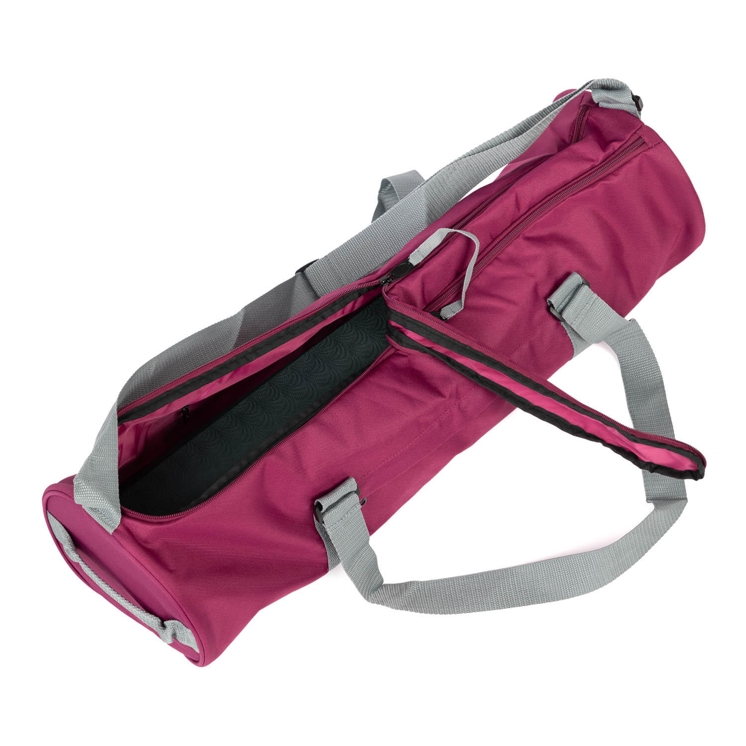 Yogamatten Tasche Asana City Bag aubergine, Polyester 3/6
