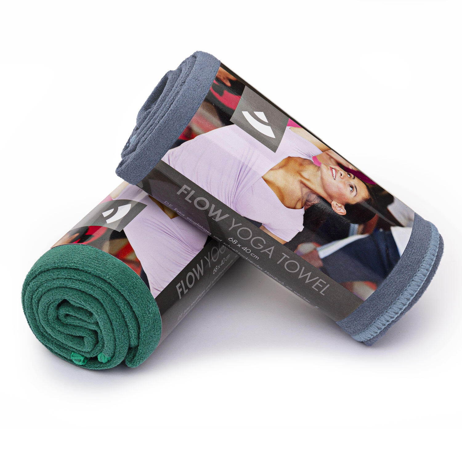 Yogatuch FLOW Towel S, Moonlight Blue (NO SWEAT Yoga Towel) 4/4