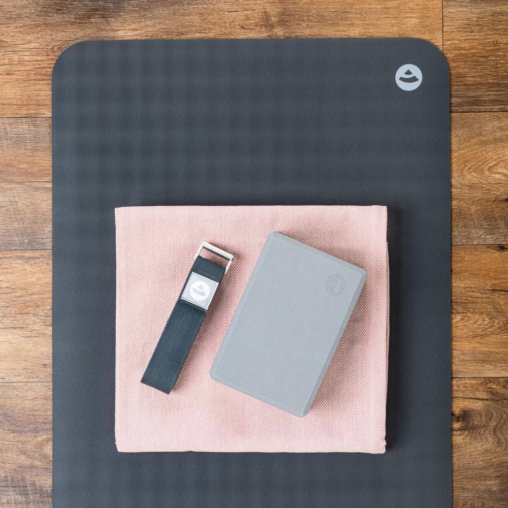 Yoga Asana Brick XXL hellgrau EVA Schaum 5/6