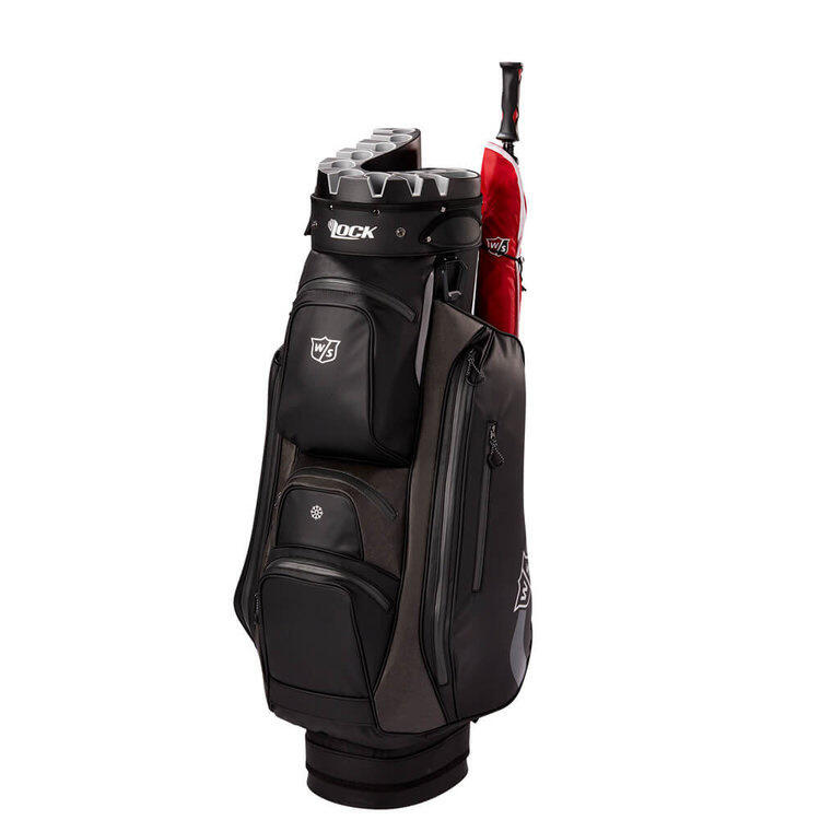 Wilson Staff I Lock Rain cartbag zwart