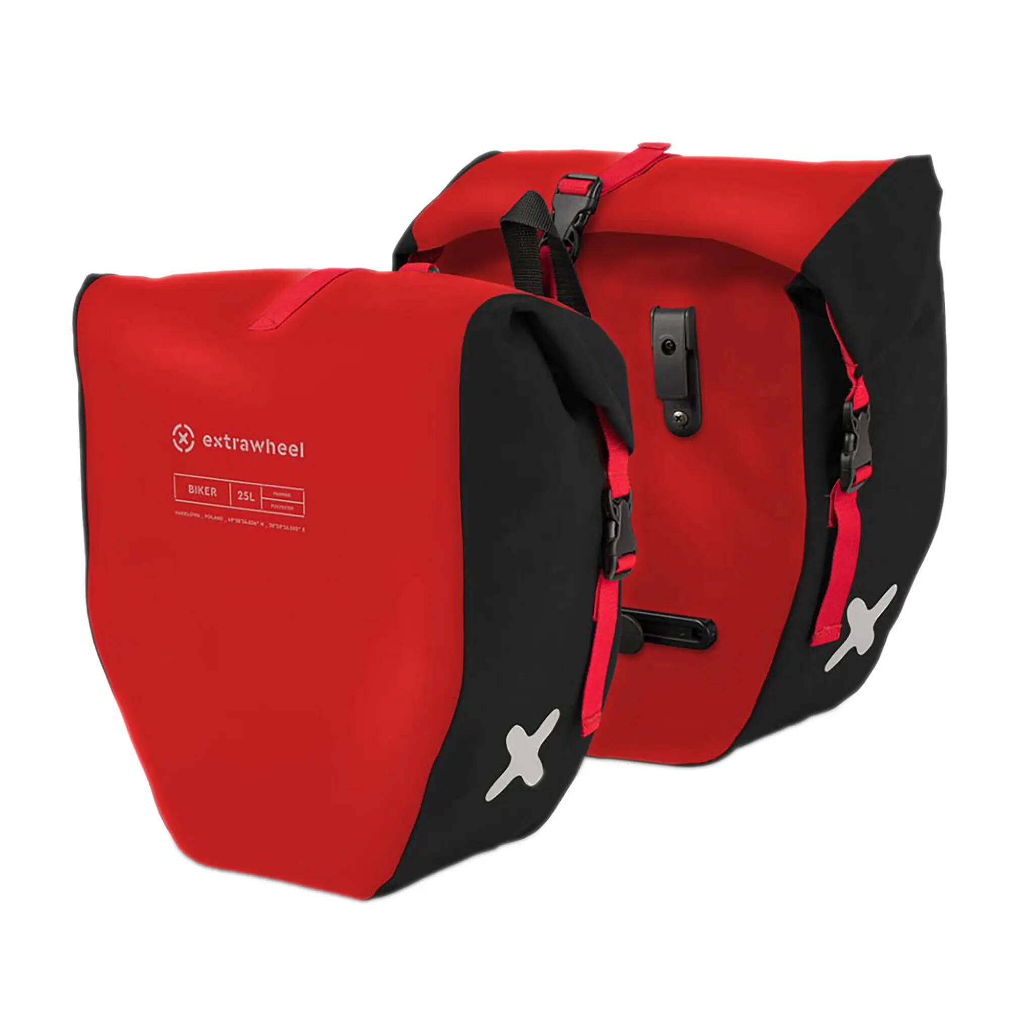 Sakwy rowerowe wodoszczelne 50 l (2 × 25 l) Biker 4/4