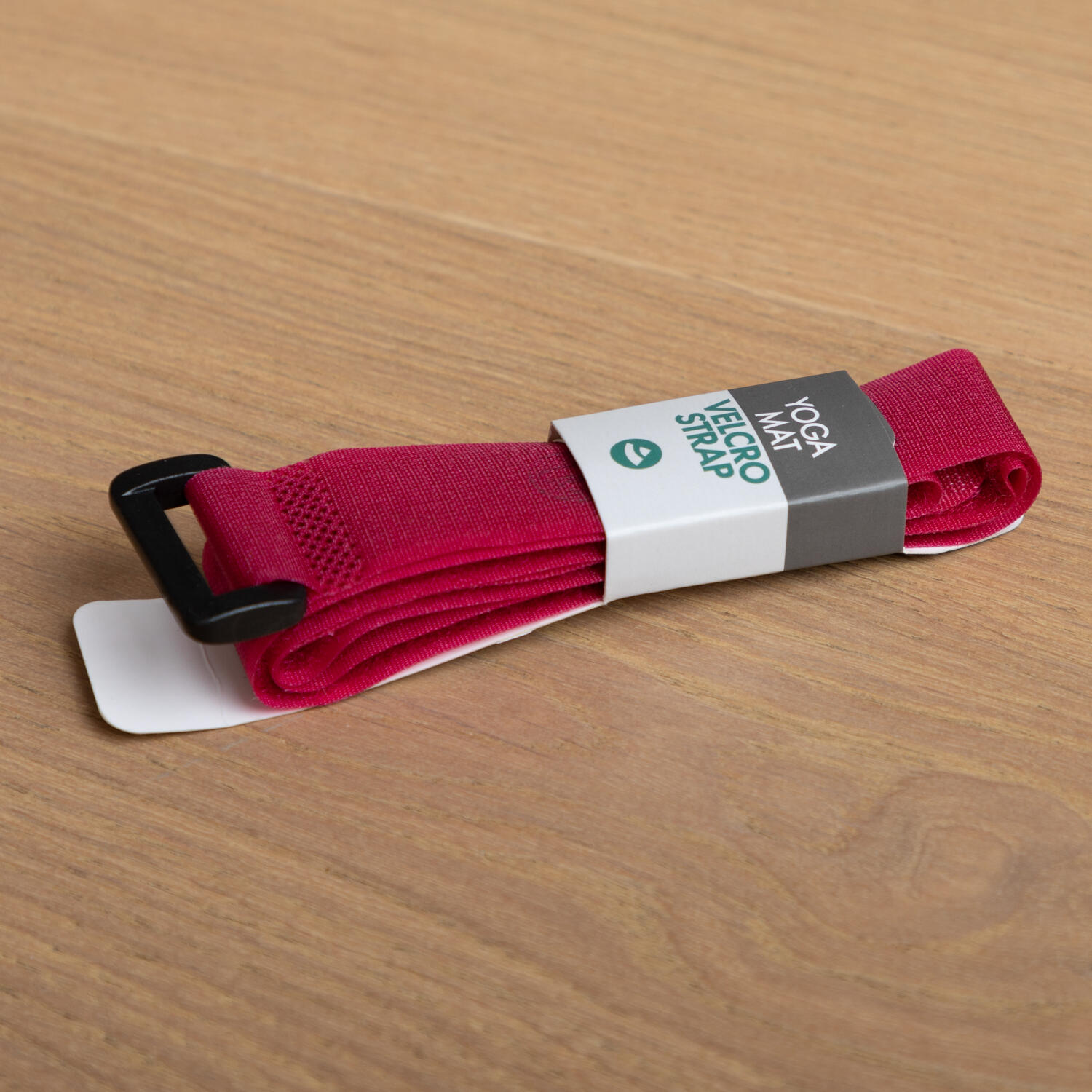 Yogamatten Klettband XL, bordeaux 3/4