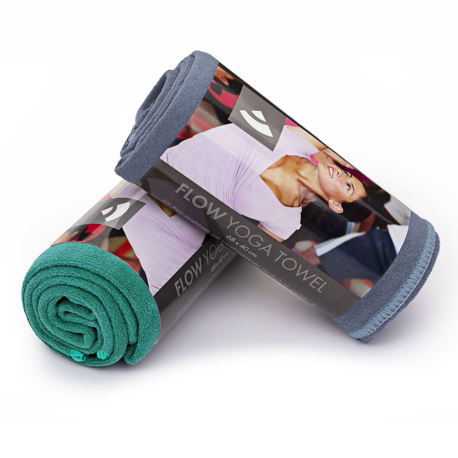 Yogatuch FLOW Towel S, petrol (NO SWEAT Yoga Towel) 4/4