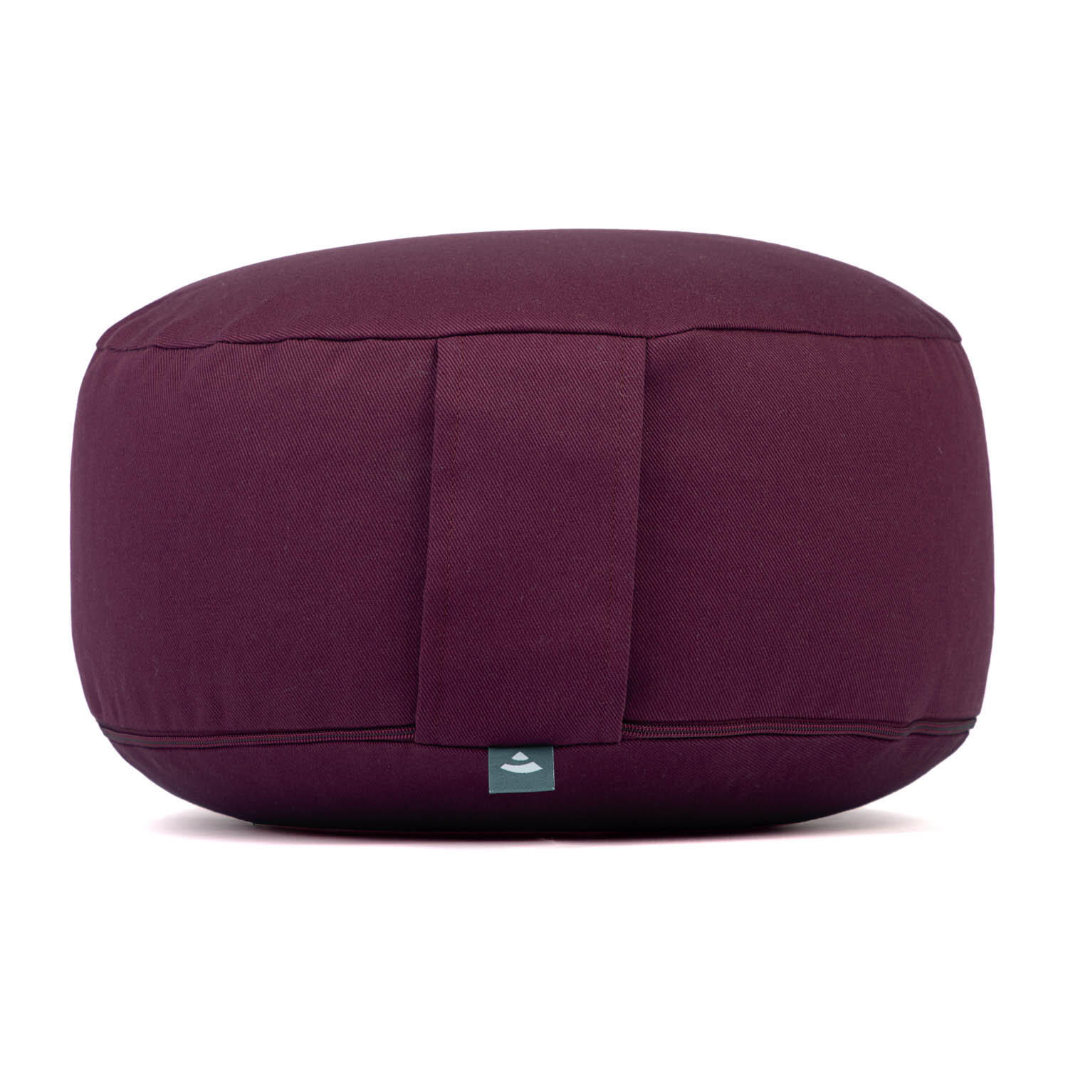 Meditationskissen RONDO ECO mit abnehmbarem Bezug, Dinkelfüllung Aubergine 2/6