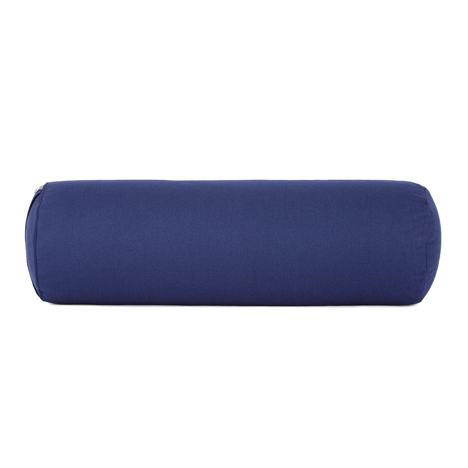 Yoga-Bolster (rund) BASIC dunkelblau, Dinkelhülsen 2/6