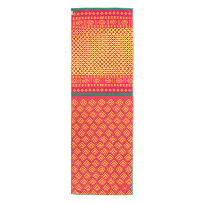 GRIP² Yoga Towel Art Collection. Safari Sari. rot-gelb