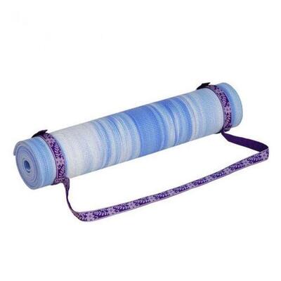 Yogamatten-Tragegurt gemustert. olive