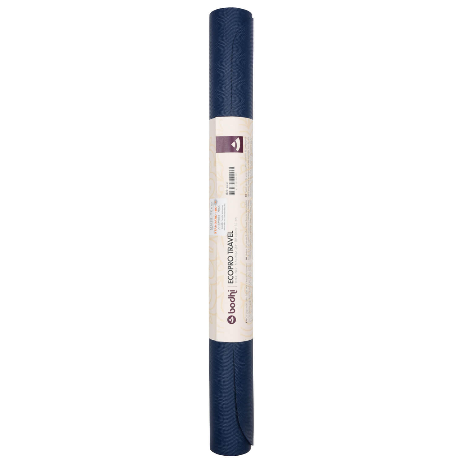 Esterilla de yoga de goma Bodhi EcoPro Travel de 1,3 mm, antideslizante 4/7