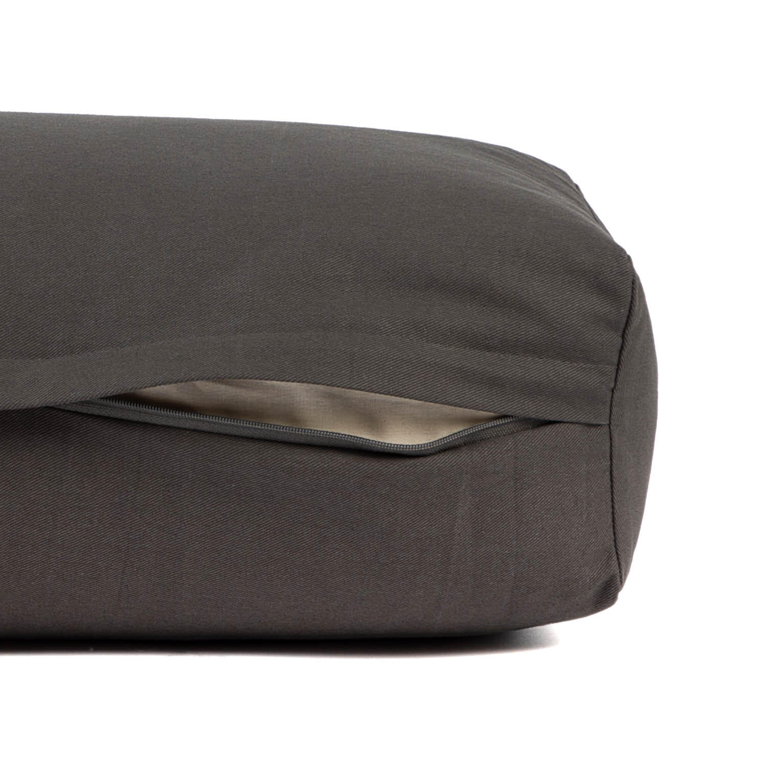 Salamba (rechteckig) Yoga-Bolster ECO, Dinkelhülsen Anthrazit 4/6