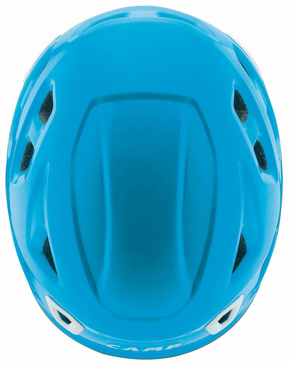 Kletterhelm Storm light blue-fuchsia 4/4