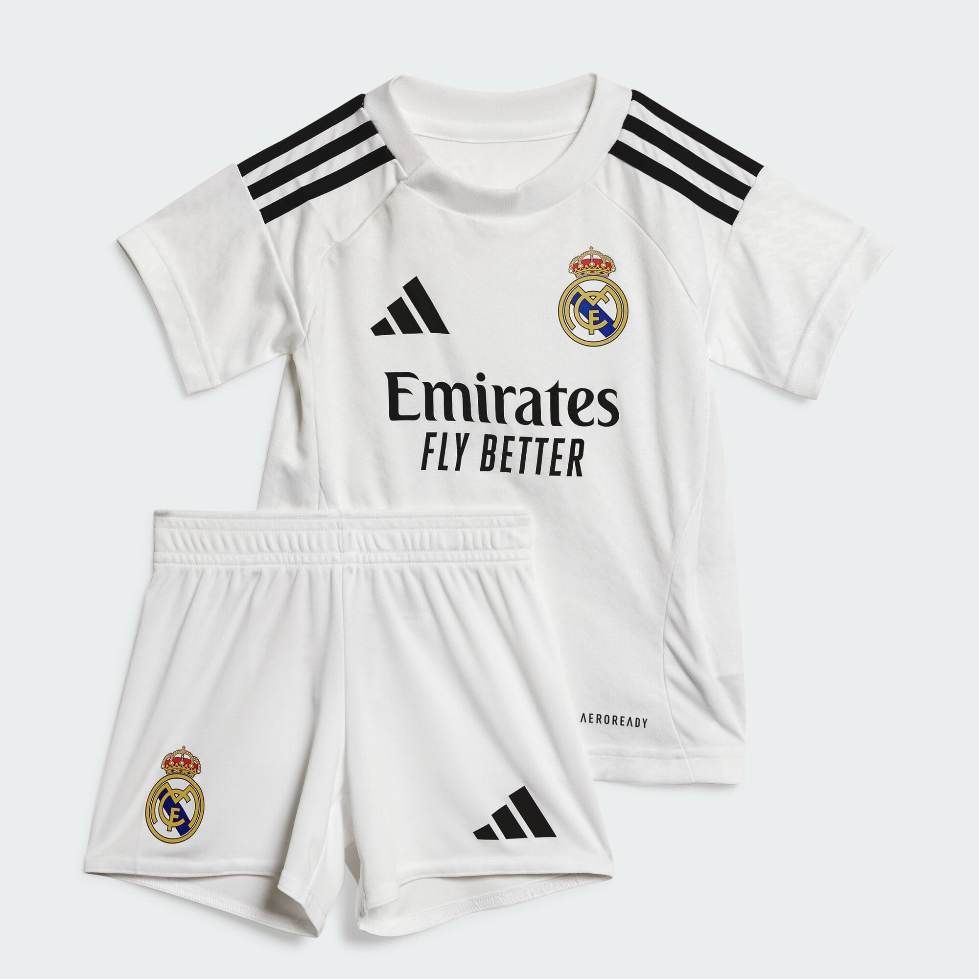Kit bébés Domicile Real Madrid 24/25 Enfants 4/5