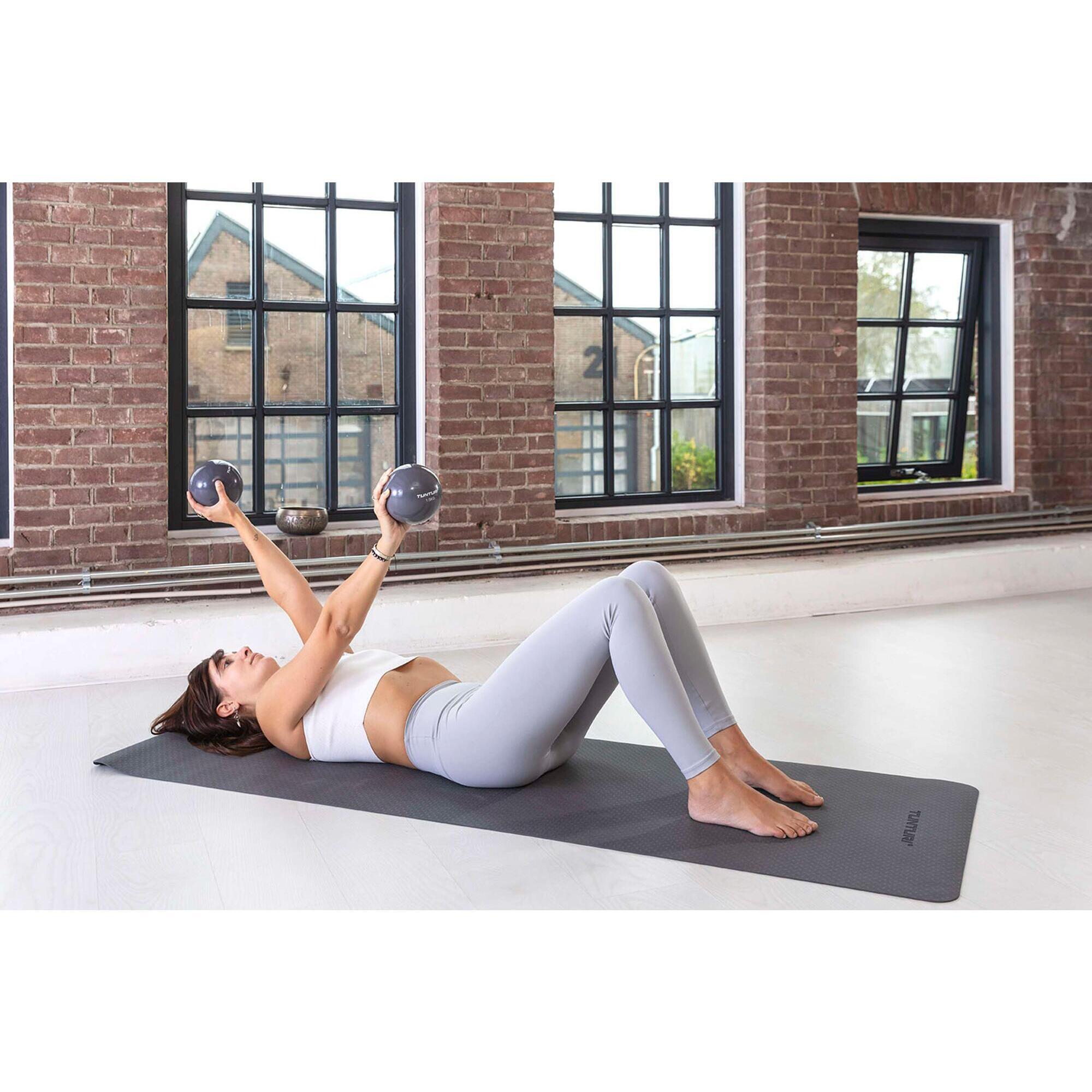 Tunturi Palla tonificante Yoga e Pilates 1,5 kg Antracite