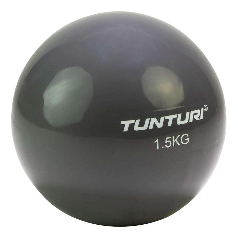 Tunturi Yoga und Pilates Toning Ball 1.5 kg Anthrazit Anthrazit