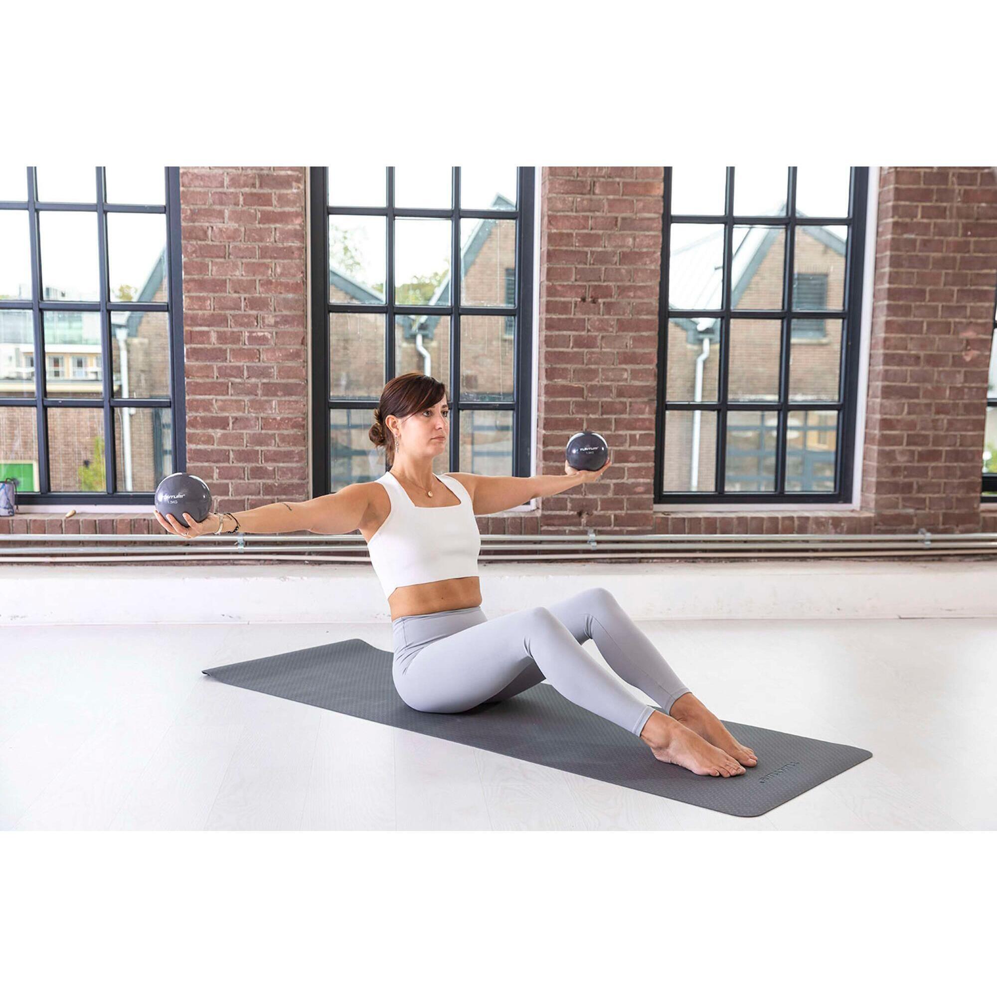 Tunturi Palla tonificante Yoga e Pilates 1,5 kg Antracite