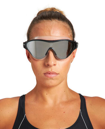 Gafas de natación Arena The One Máscara Espejo Negro Plata