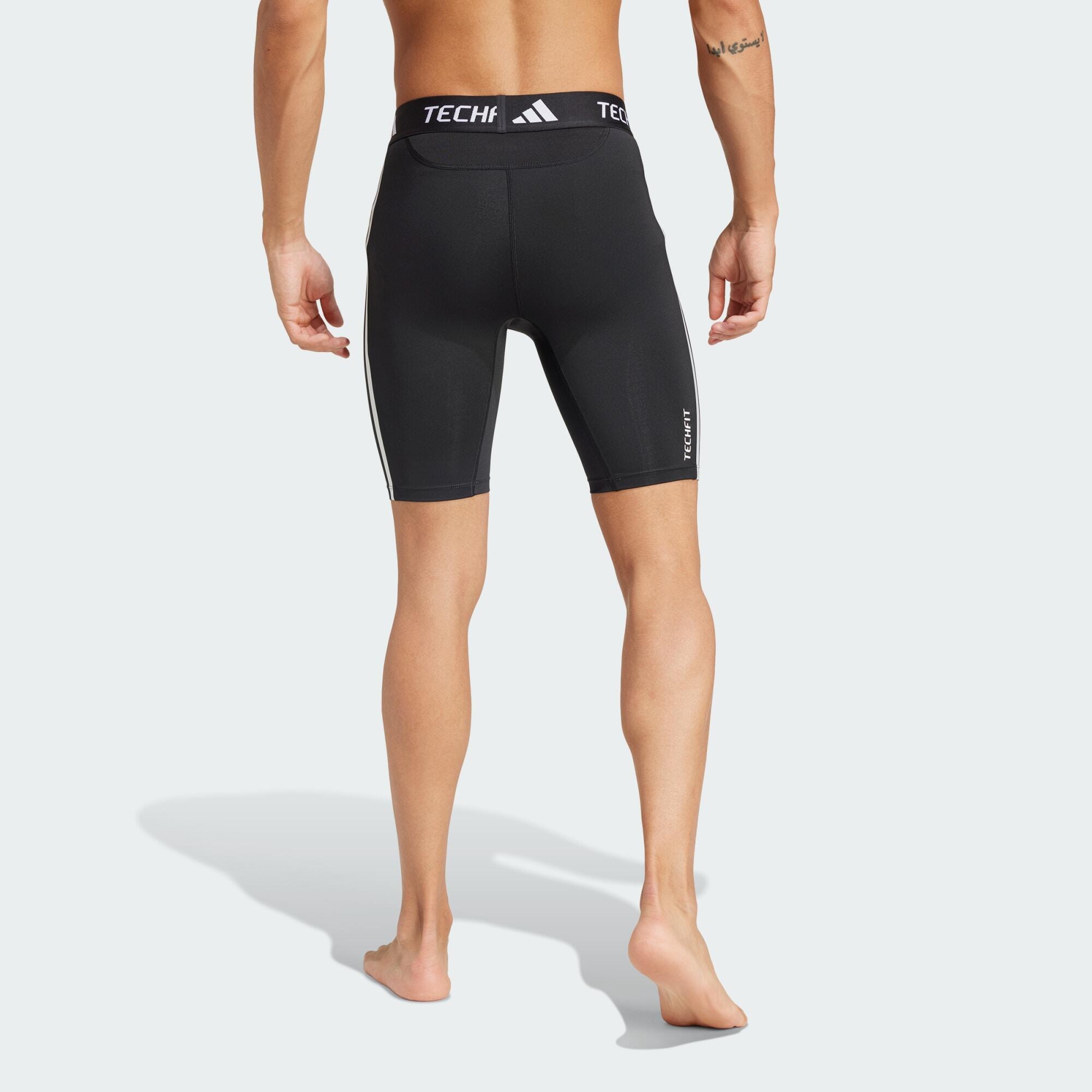 TECHFIT Compression Training 3-Streifen kurze Leggins 3/5