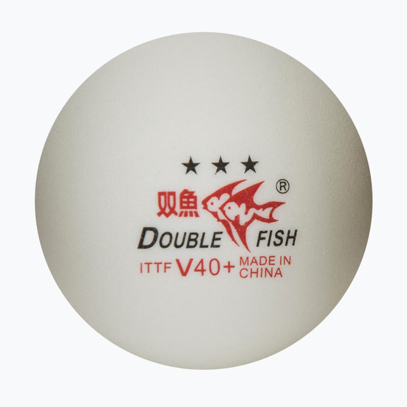 Pelotas de tenis de mesa Double Fish 40+3 estrellas 10uds.