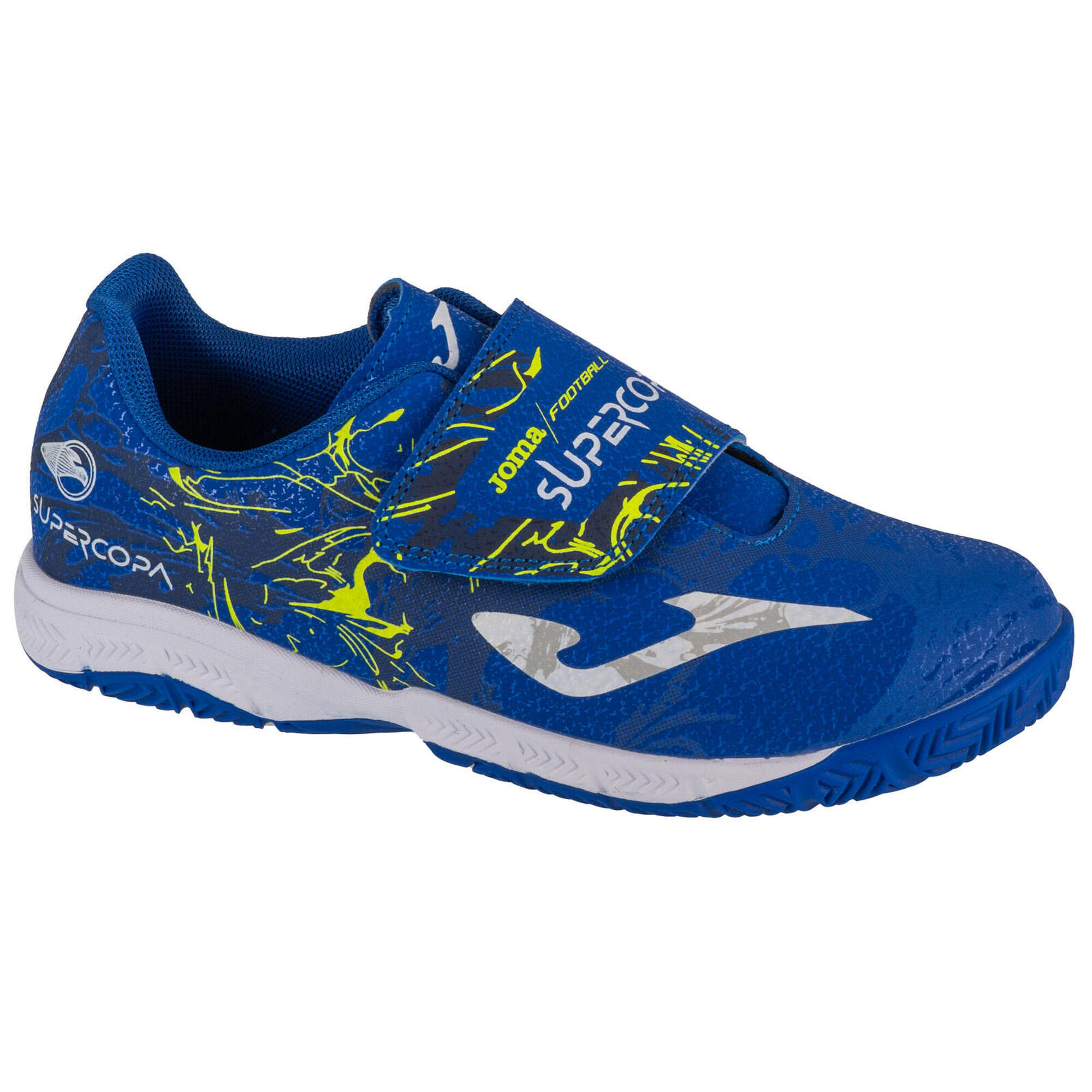 Joma - Chaussures De Foot En Salle Pour Garçons Super Copa Jr 24 Scjw In - Baskets - Bleu - 32 - Decathlon