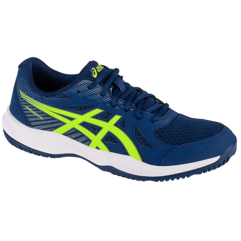 Zapatillas Indoor Hombre- ASICS Upcourt 6 - Blue Exp/Safety Yellow