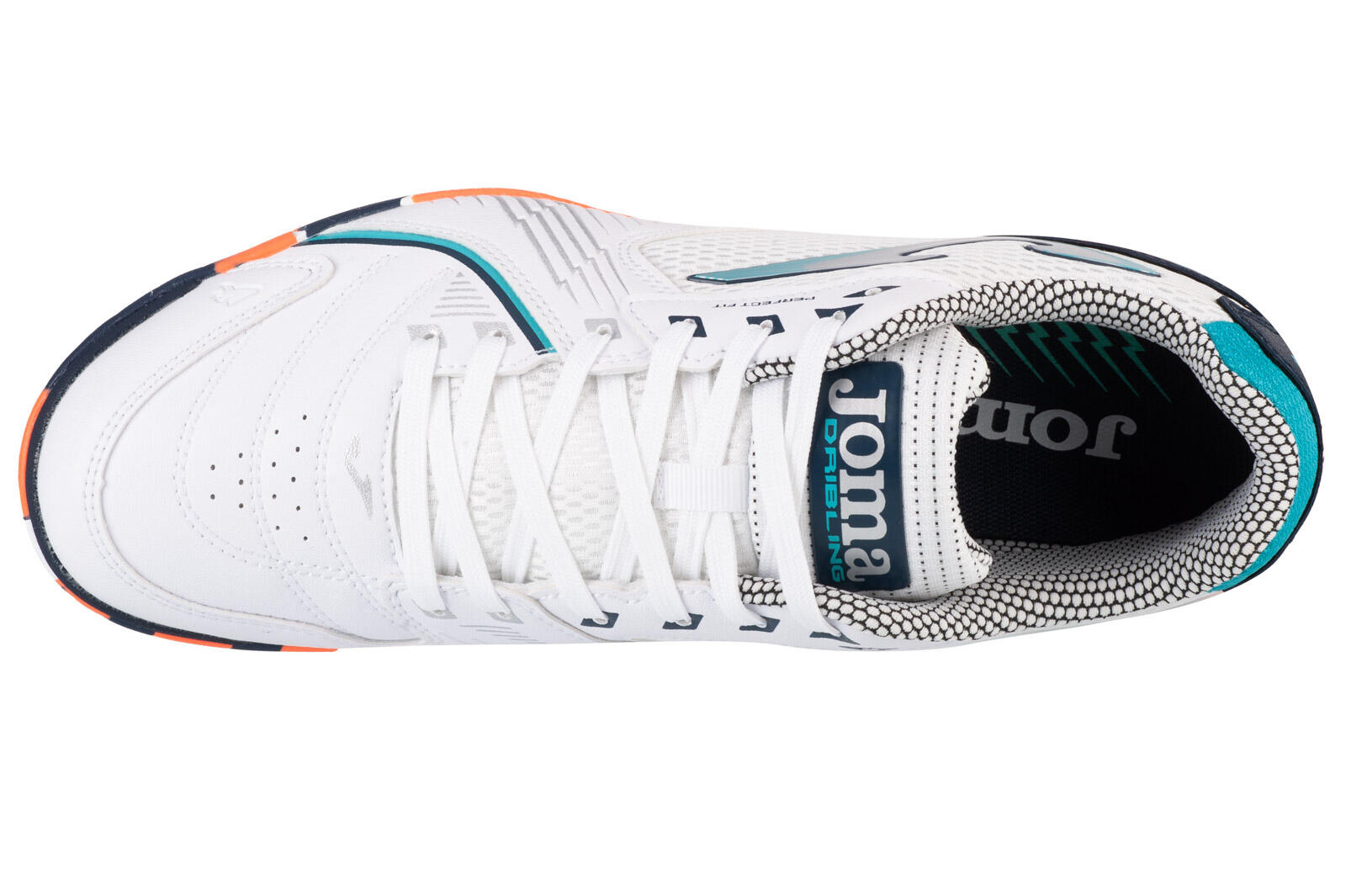 Zapatilla Futbol Sala Hombre Joma Dribling 2432 Blanco 3/7