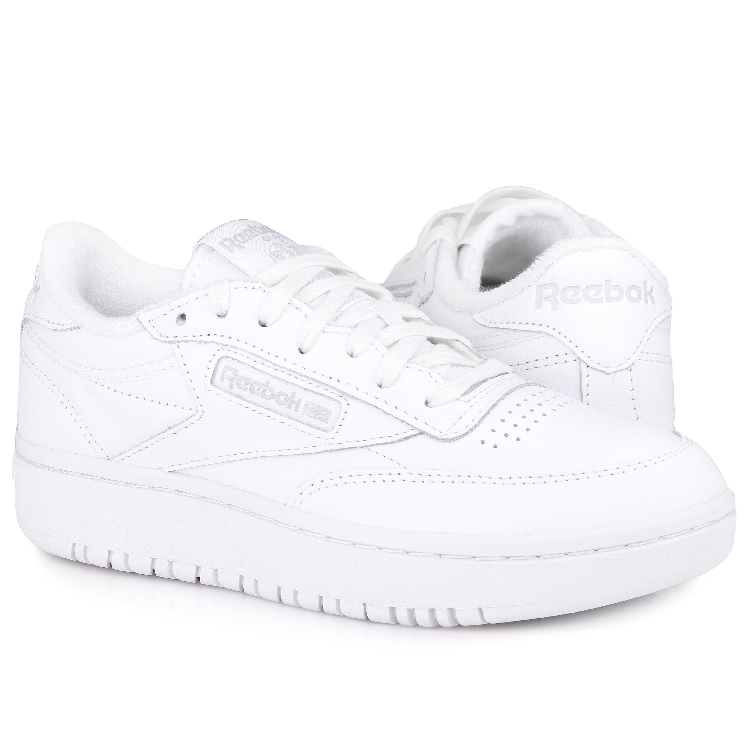 Reebok - Chaussures Universel Femmes Reebok Club C Double - Chaussures De Sport - Blanc - Decathlon