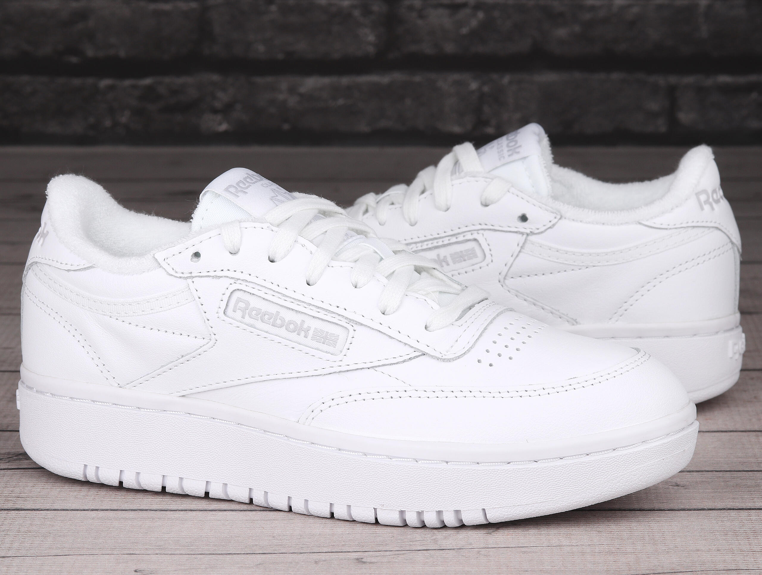 Buty damskie do chodzenia klasyczne Reebok CLUB C DOUBLE