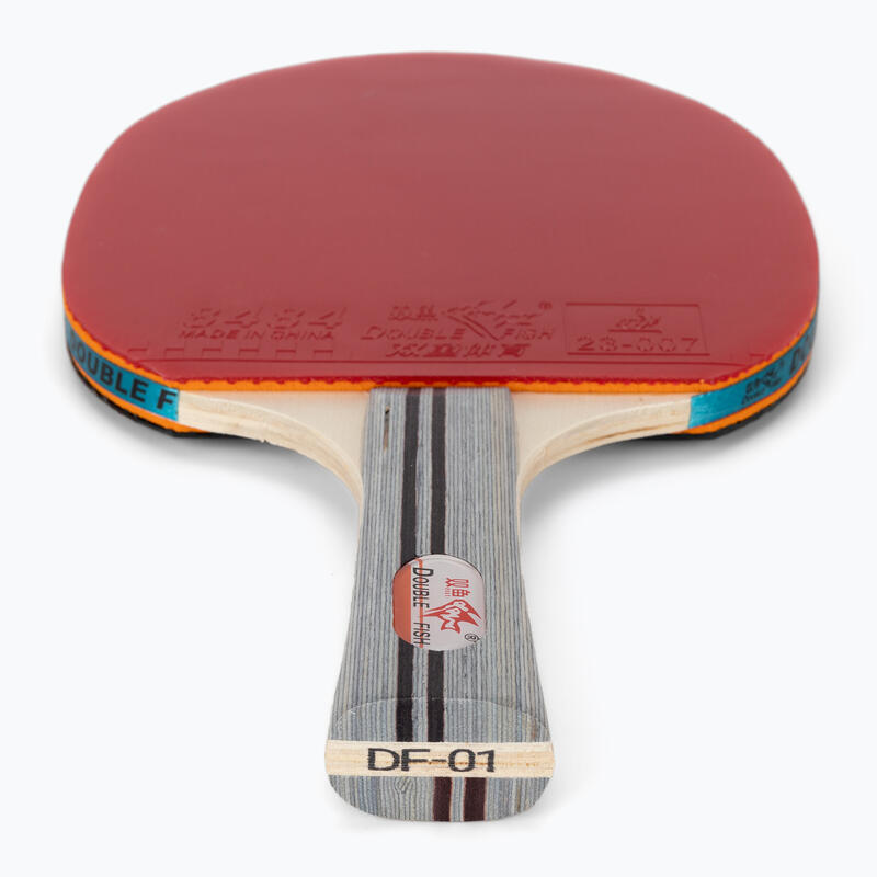 Paletă de ping-pong tenis de masă adulți Double Fish DF-01 roșu