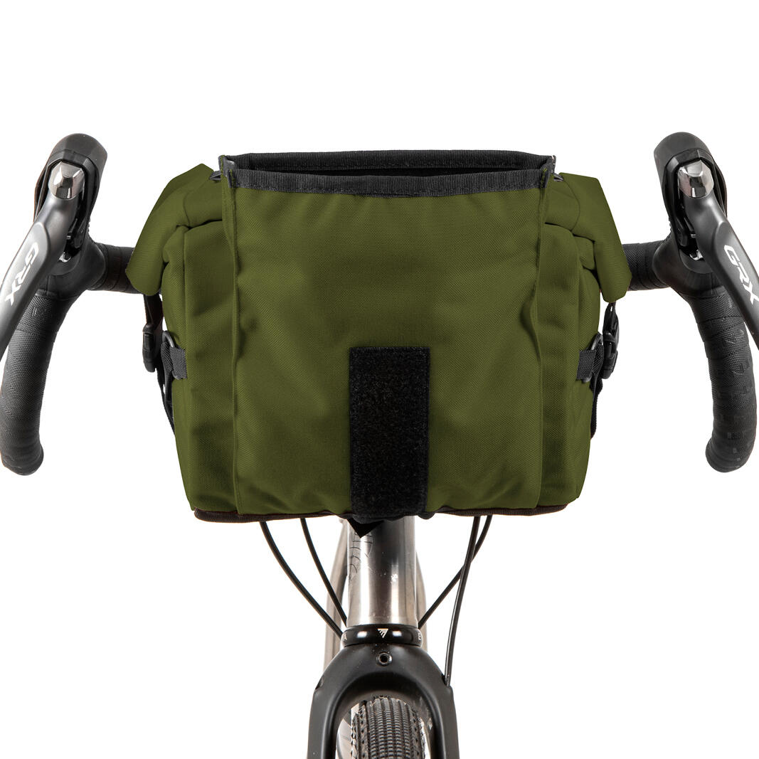 Borsa da manubrio RESTRAP Bar Pack Olive 10 L impermeabile 3/5