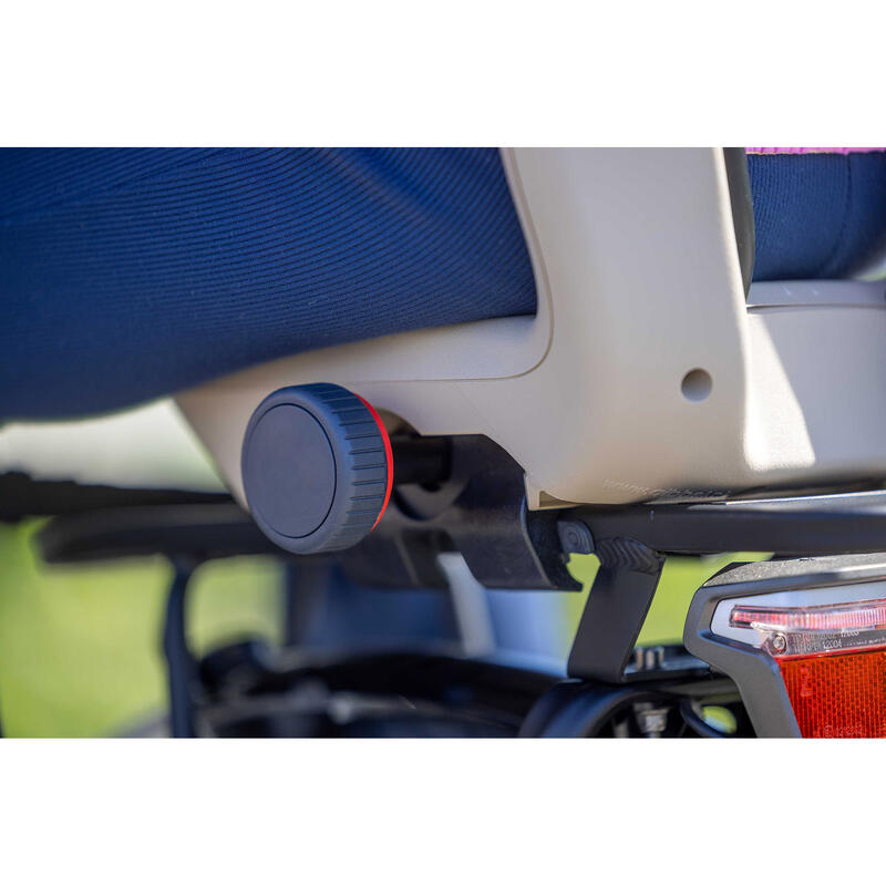 Qibbel 6+ Junior – Siège arrière vélo enfant (6+ ans, jusqu’à 35 kg) Bleu