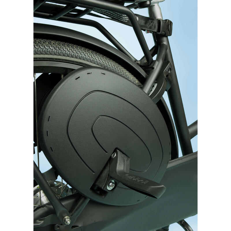 Qibbel Q342 achterzitje 6+ junior met voetsteunen en beschermplaten navy blue