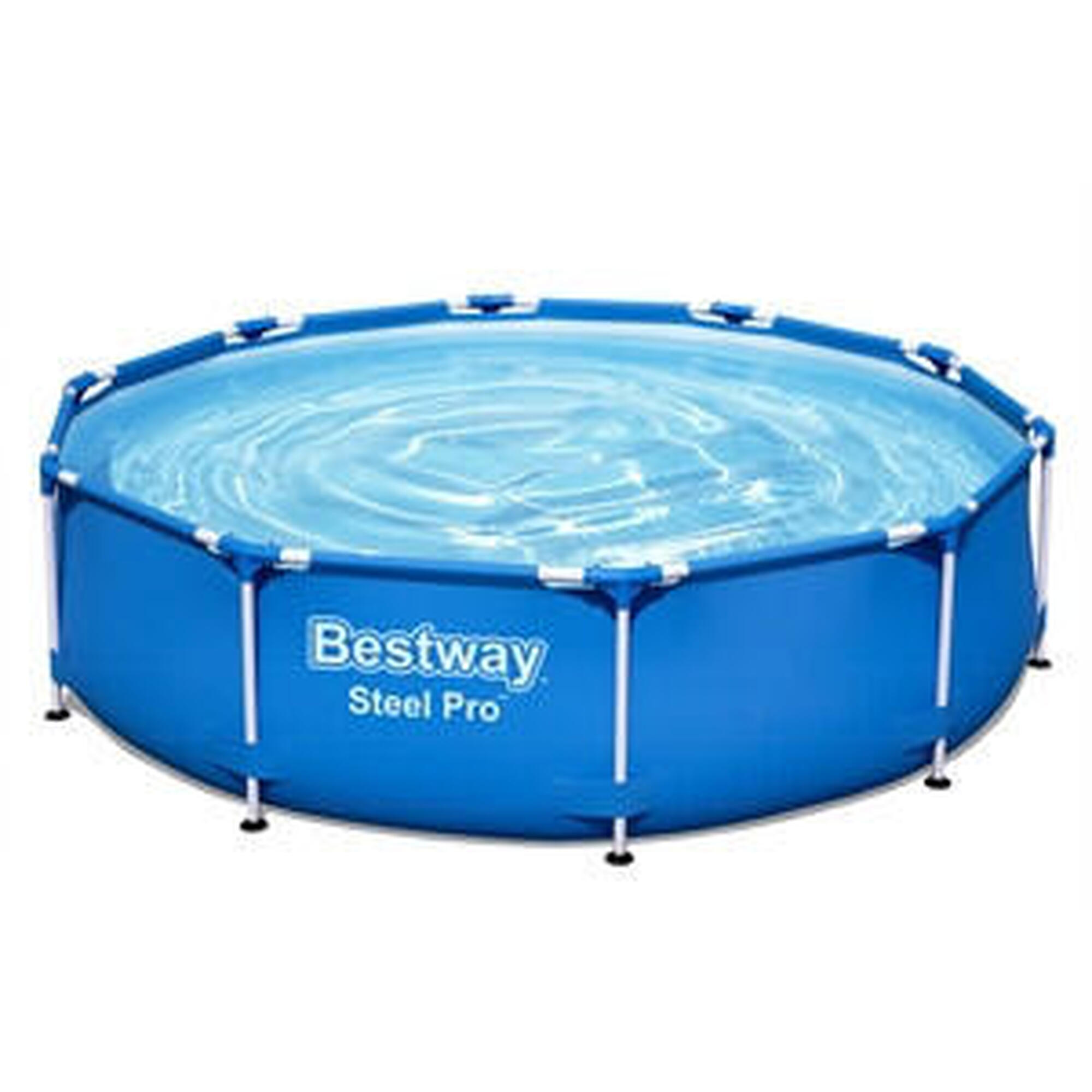 BESTWAY Piscine hors sol Steel Pro ronde 305 x 76 cm bleu clair