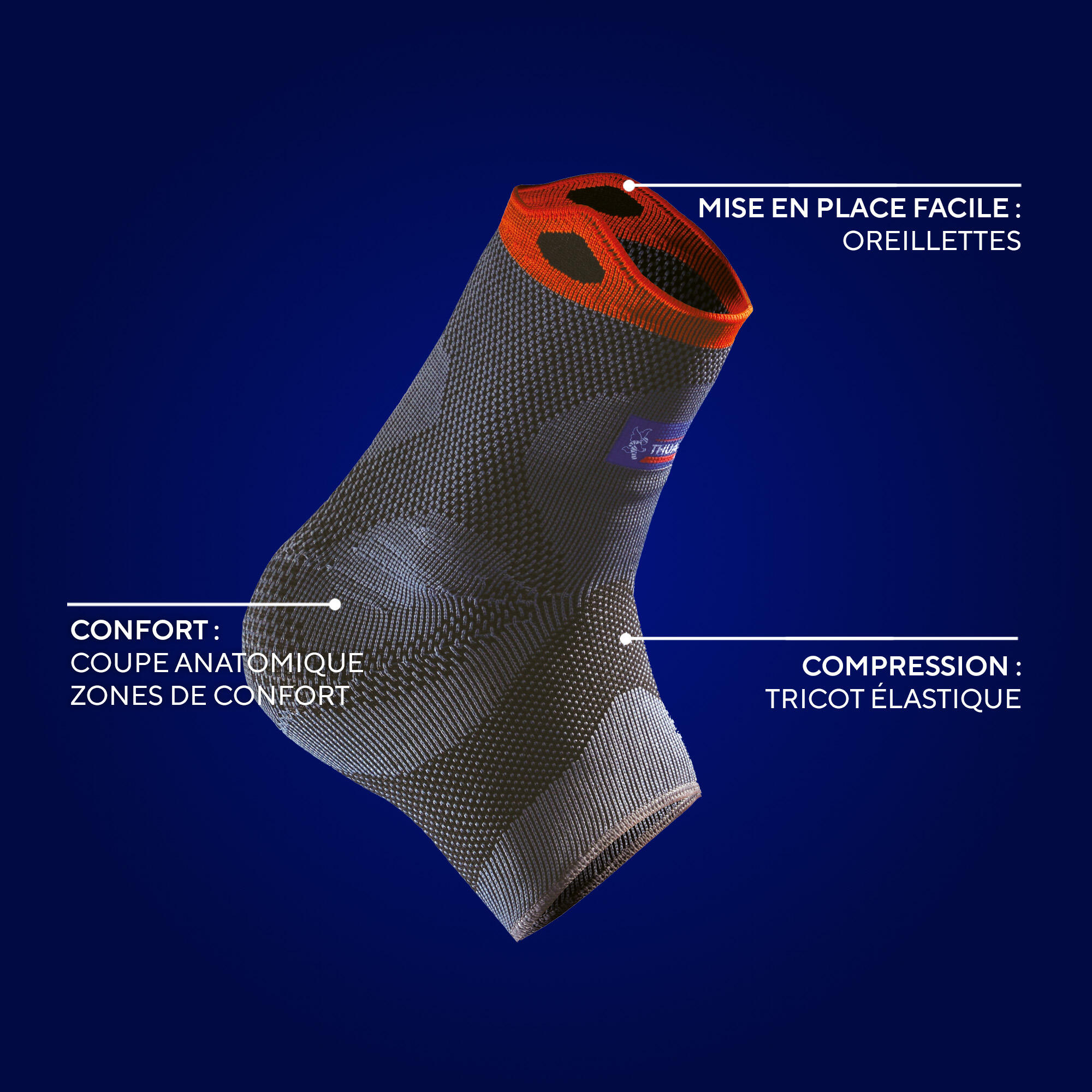 Verstärkte Sprunggelenkbandage 6/7