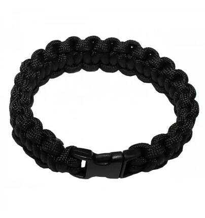 Bransoletka paracord czarna MFH