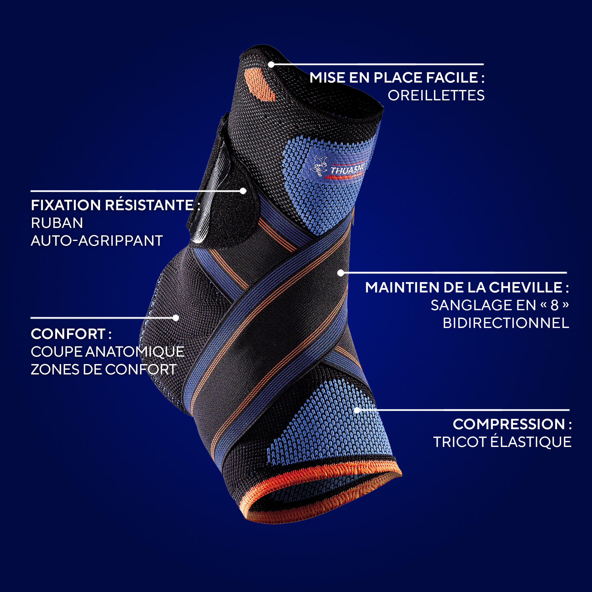 Chevillère strapping Novelastic 6/7