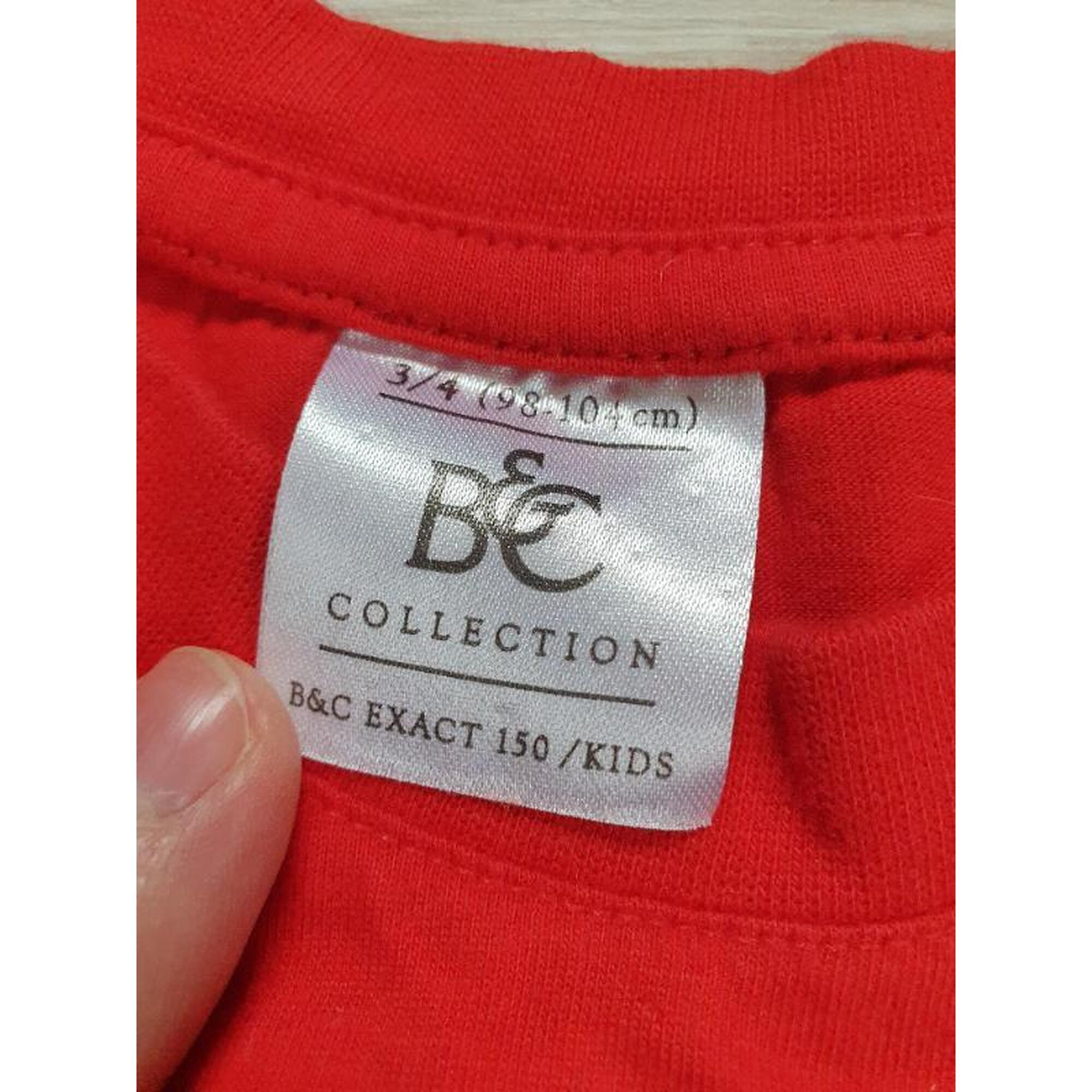 C2C - T-shirt rouge taille 3-4 ans