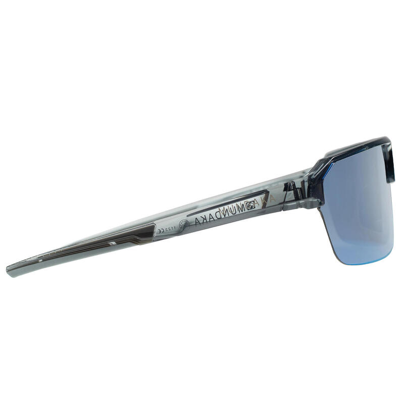 **Lunettes de soleil de sport KAROO gris cristal, CX Bleu - cat.3 - MUNDAKA**