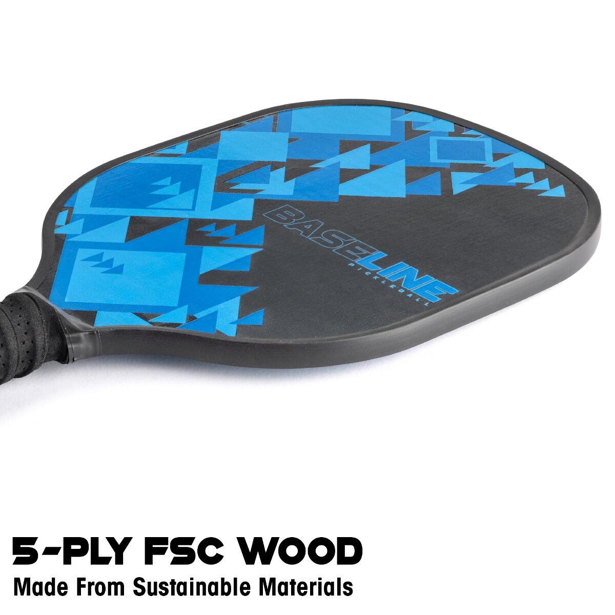 Toyrific | Pickleball Game Complete Set Premium Wood, Outdoor Garden Wooden Toy 4/6