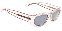 Lunettes de soleil KERAMAS rose translucide, Polarisés GRIS - cat.3 - MUNDAKA