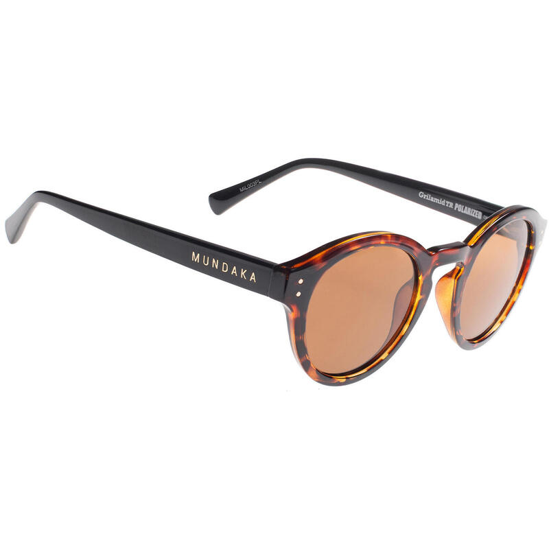 Lunettes de soleil MILLER marron tort et noir, Polarisés GRIS - cat. 3 - MUNDAKA