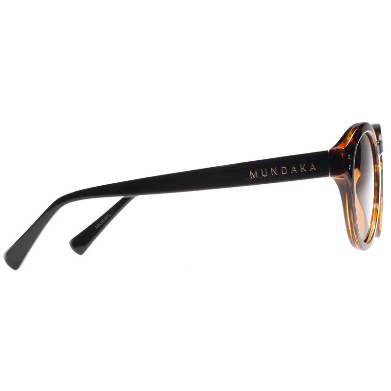 Lunettes de soleil MILLER marron tort et noir, Polarisés GRIS - cat. 3 - MUNDAKA