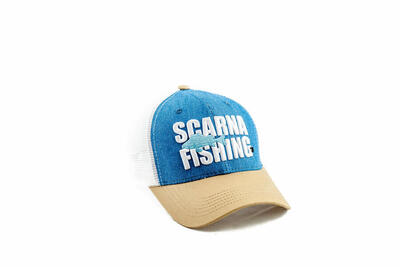 TRUCKER CAP - Scarna Fishing – Blau