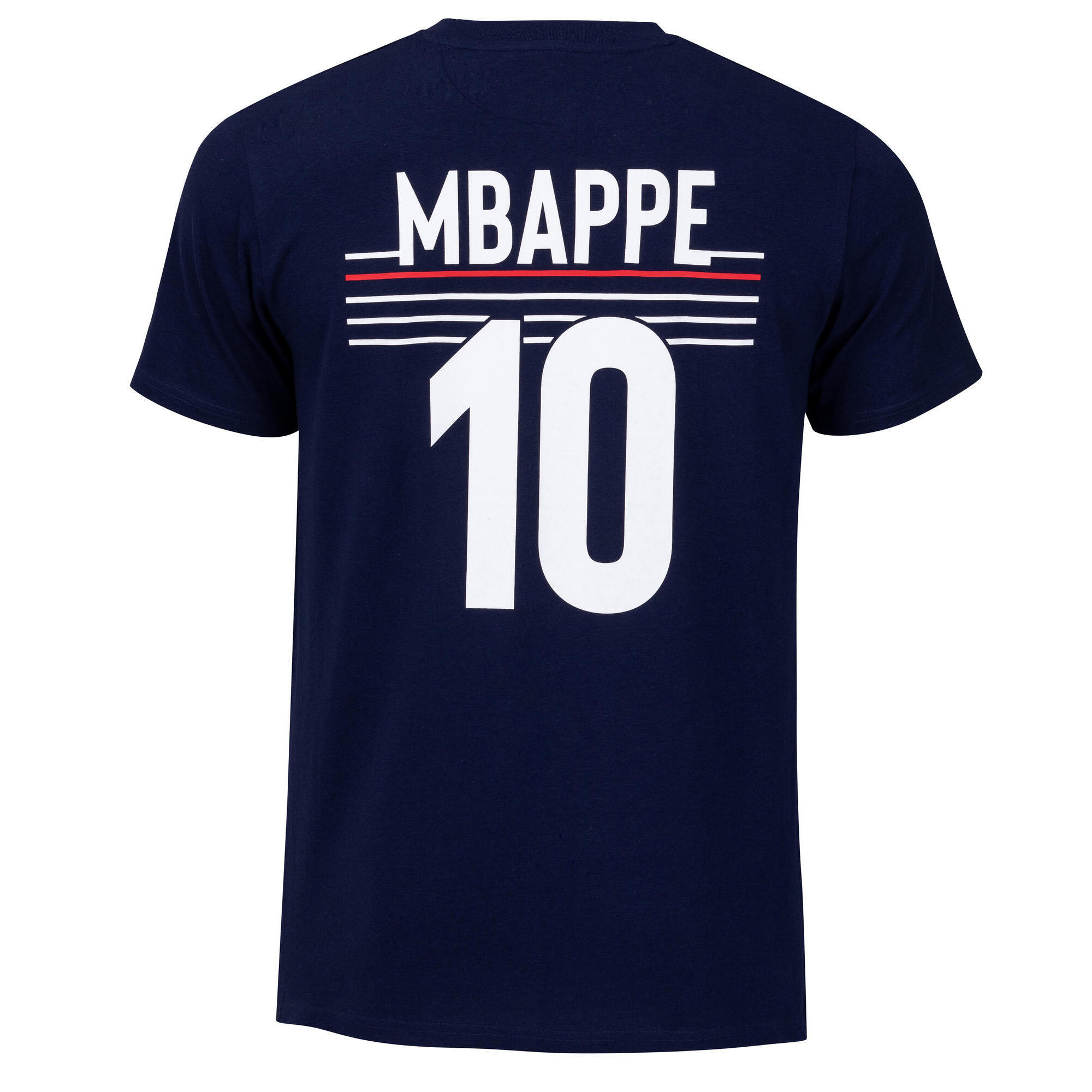 Fff - Maillot Fff Kylian Mbappe - Collection Officielle Equipe De France De Football - Maillot Manches Courtes - Bleu - 12 À 14 Ans - Decathlon