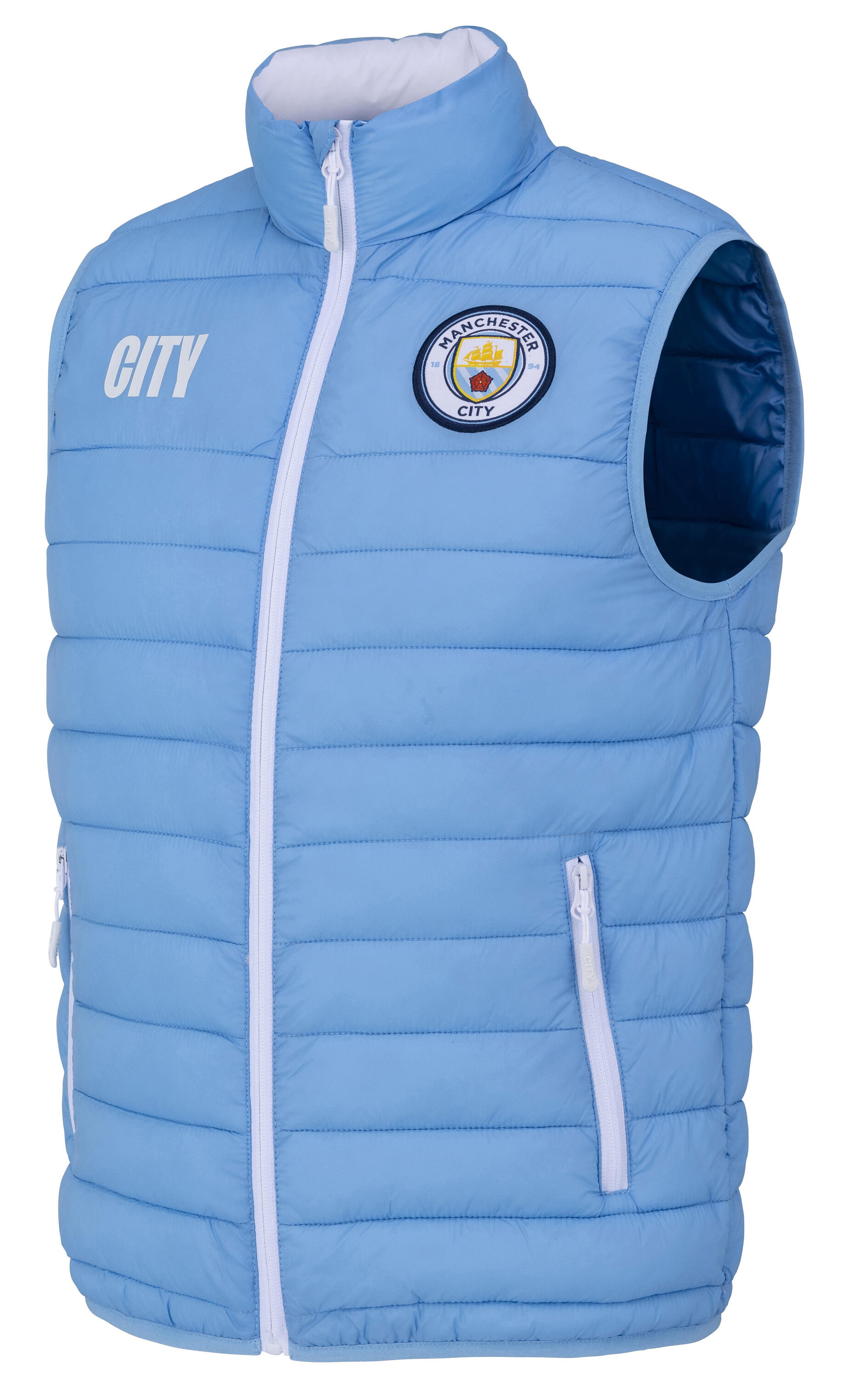 Doudoune sans manche Manchester City - Collection officielle 1/2