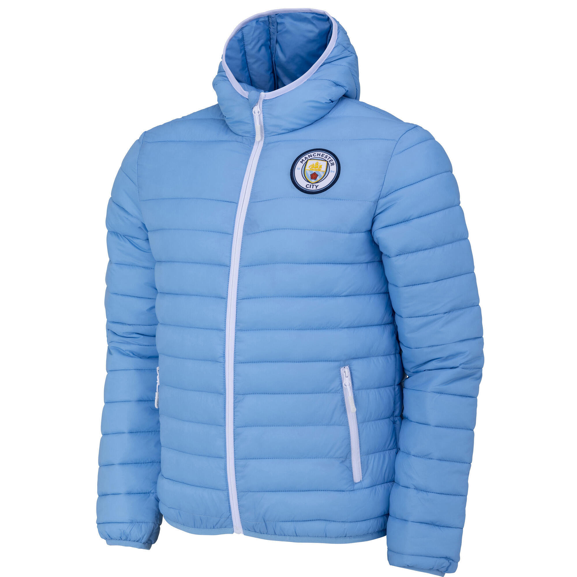 Manchester City - Doudoune Enfant Manchester City - Collection Officielle - Doudoune Synthétique - Bleu -  6 À 8 Ans - Decathlon