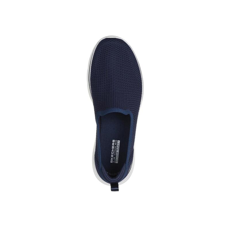 Zapatillas Deportivas Caminar Mujer Skechers 125218_NVW Azul marino sin Cordones