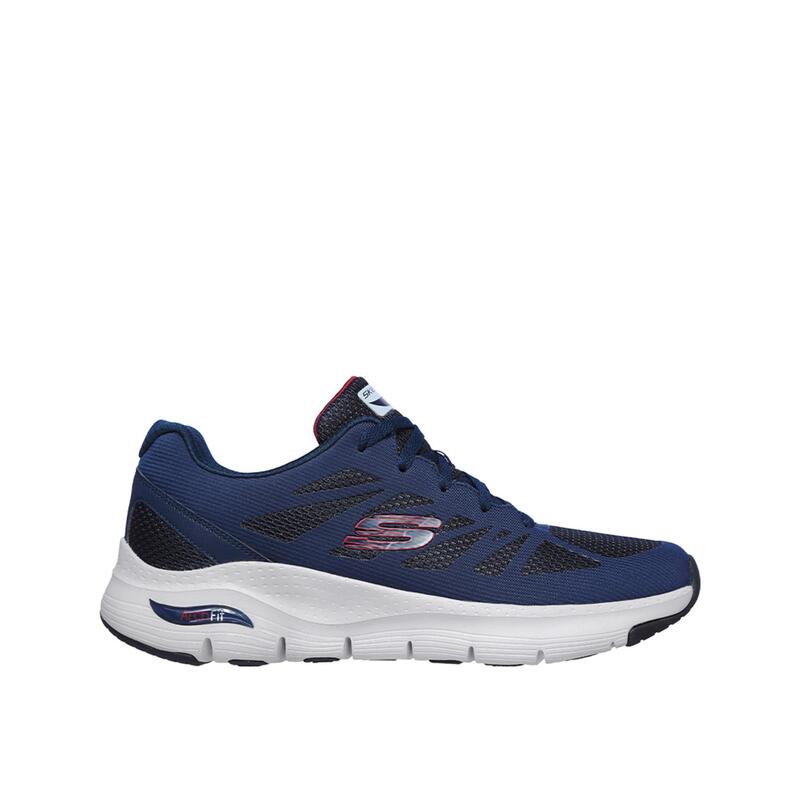 Zapatillas Deportivas Caminar Hombre Skechers 232042_NVRD Azul marino Cordones