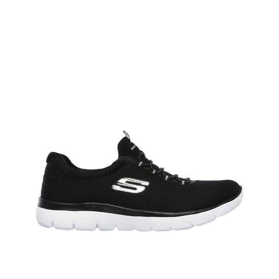 Buty damskie Skechers SUMMITS 12980-BKW wsuwane 36,5