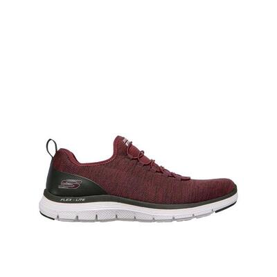 Zapatillas Deportivas Caminar Hombre Skechers 232226_BURG Burdeos con Cordones